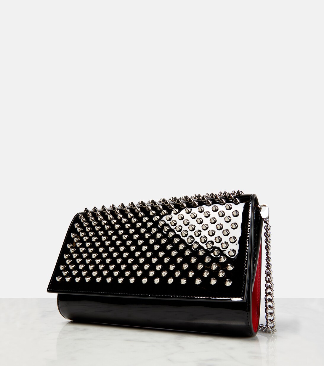 Clutch Paloma de piel adornado | Christian Louboutin