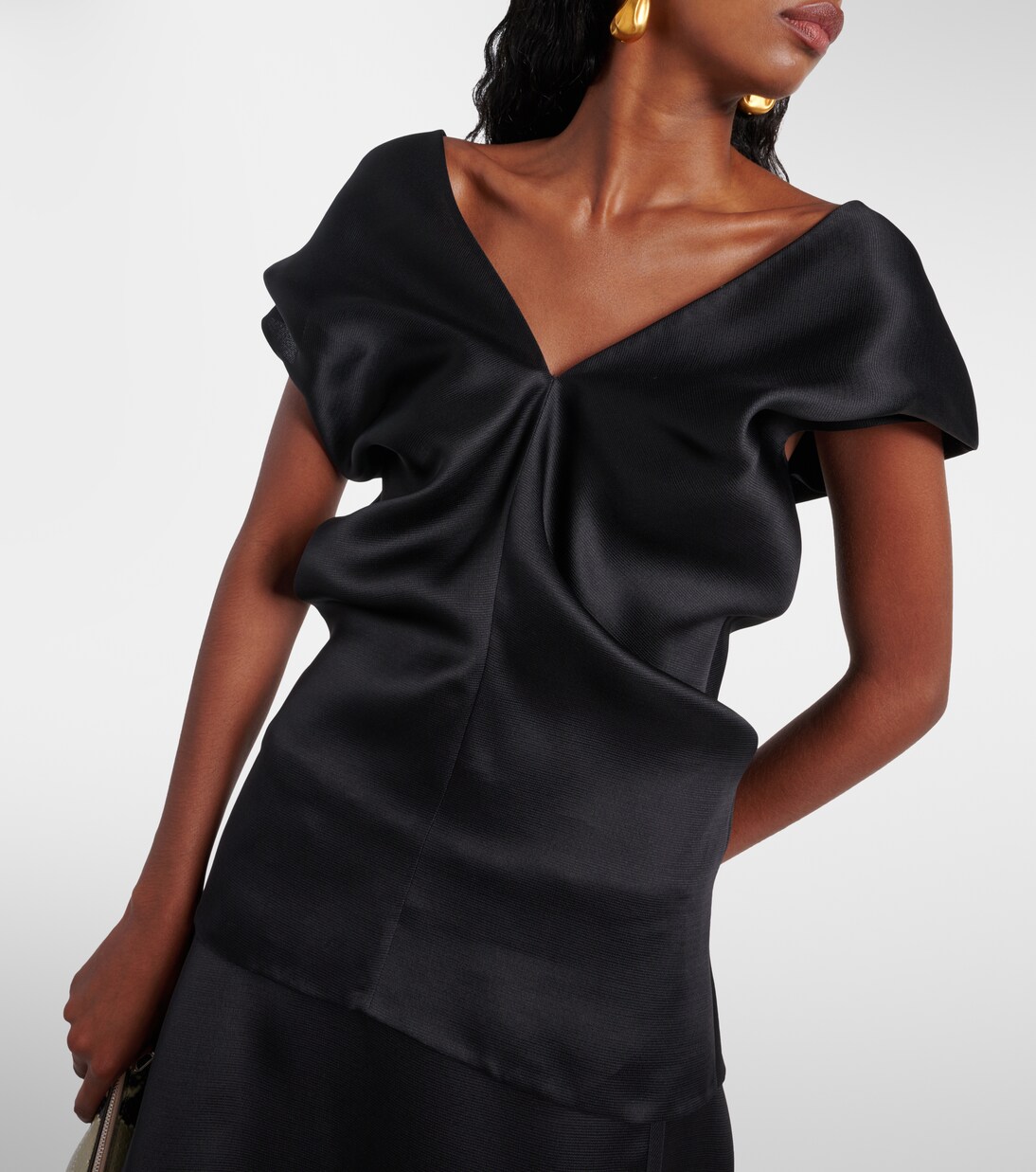 MONOMEE ARIA SATIN LACE TOP