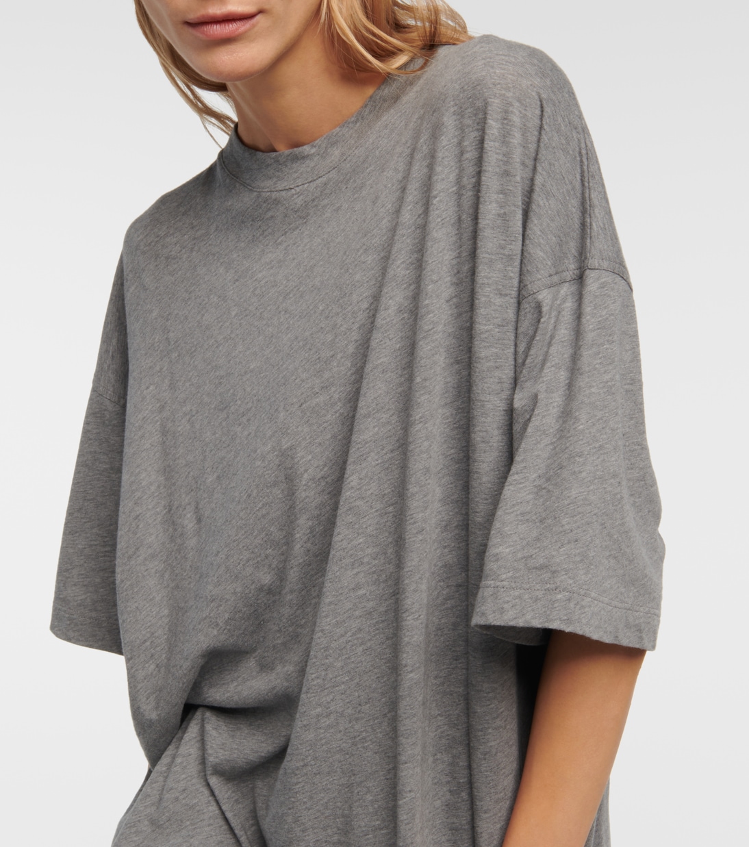 Maxikleid Simo aus Baumwolle in Grau - The Row | Mytheresa