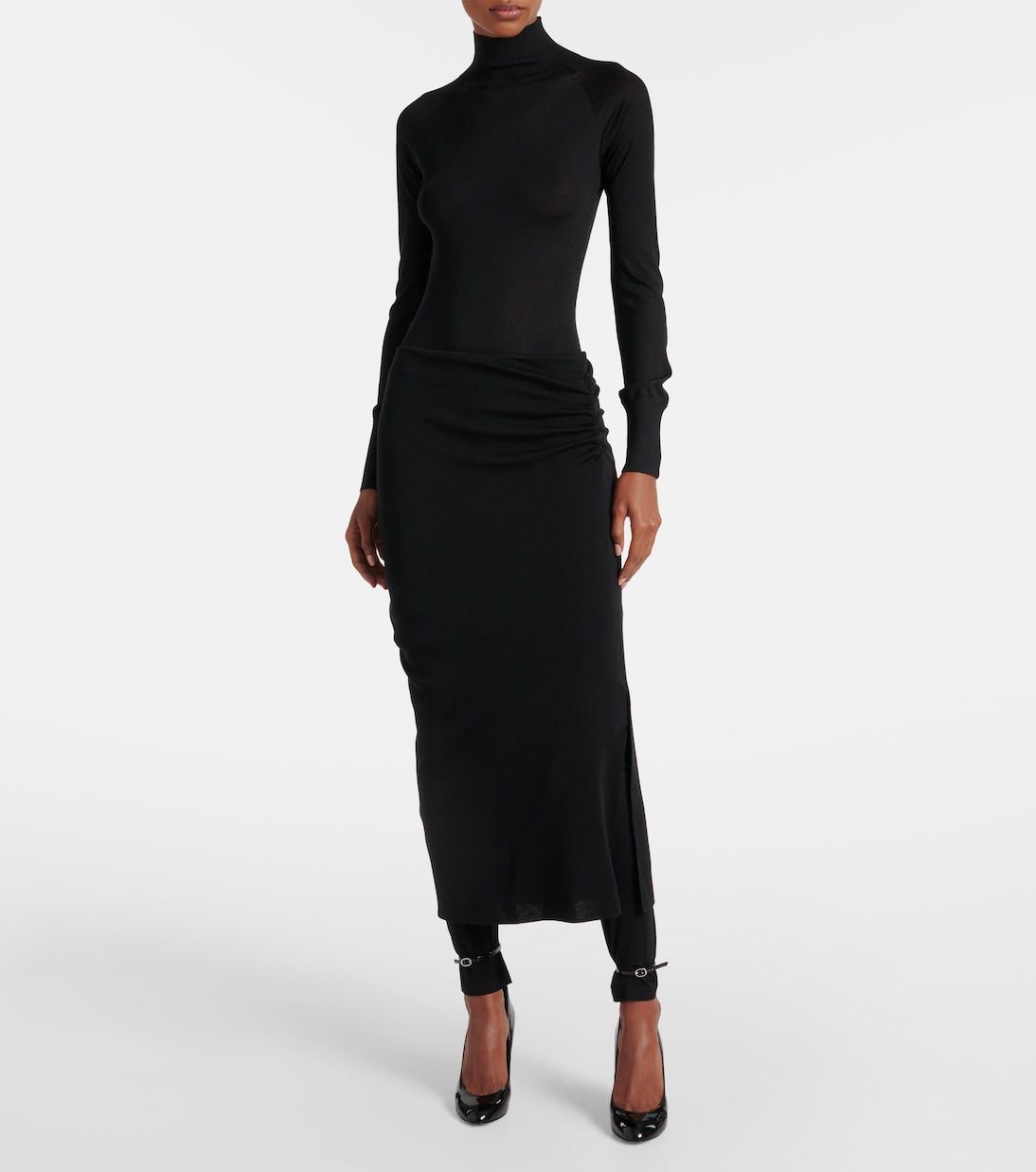 Alysha Geometric Sheer Bodysuit main image 0