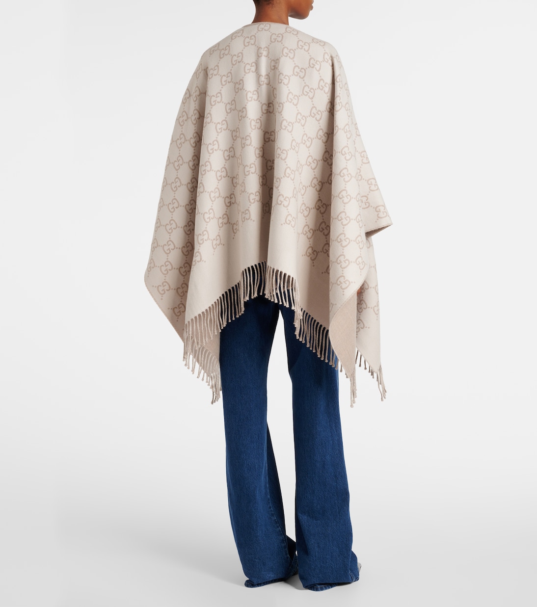 gucci gg jacquard shawl