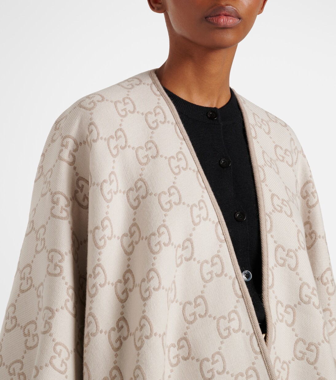 gucci gg jacquard shawl