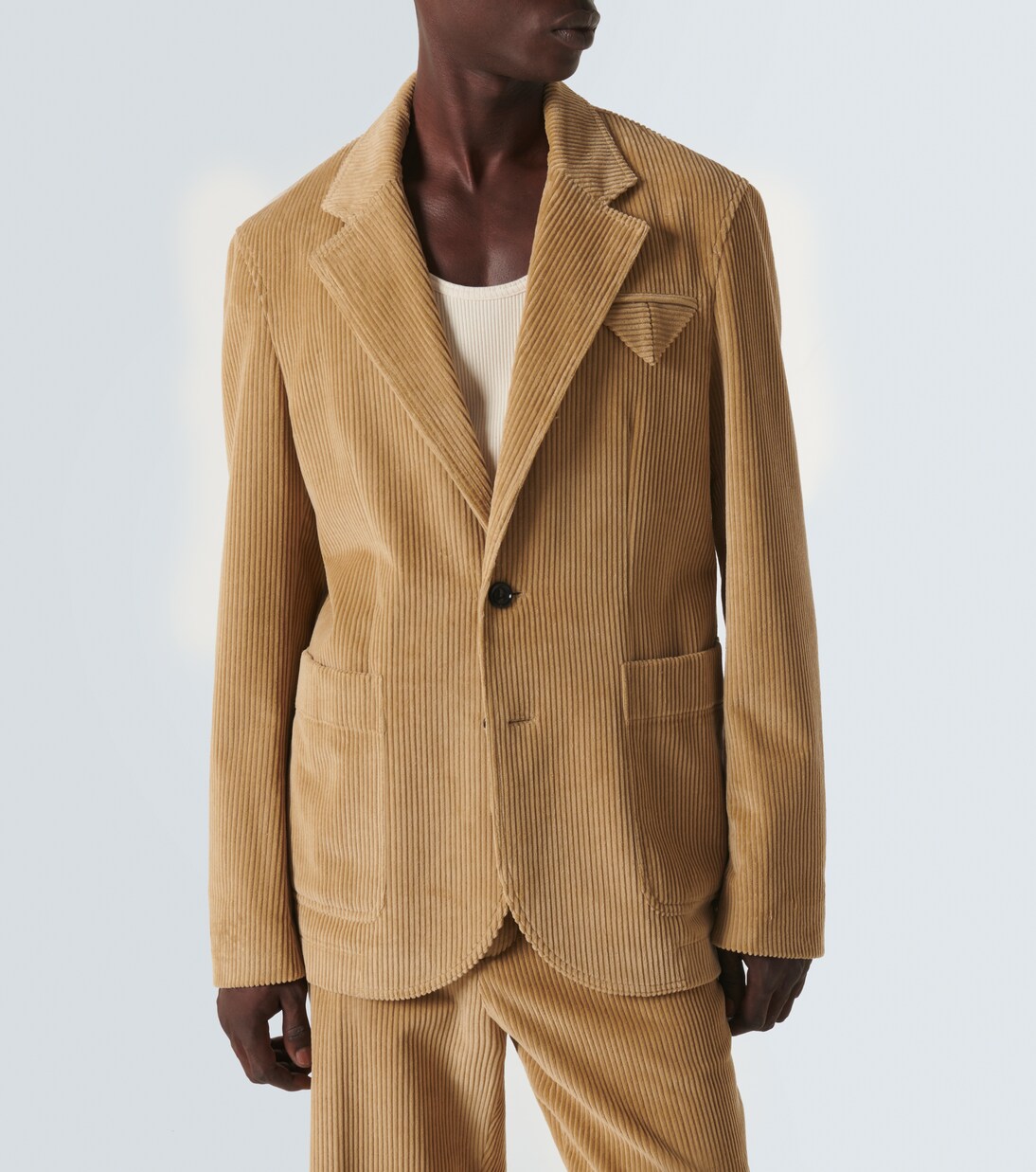 Blazer aus Baumwoll-Cord in Beige - Bottega Veneta | Mytheresa