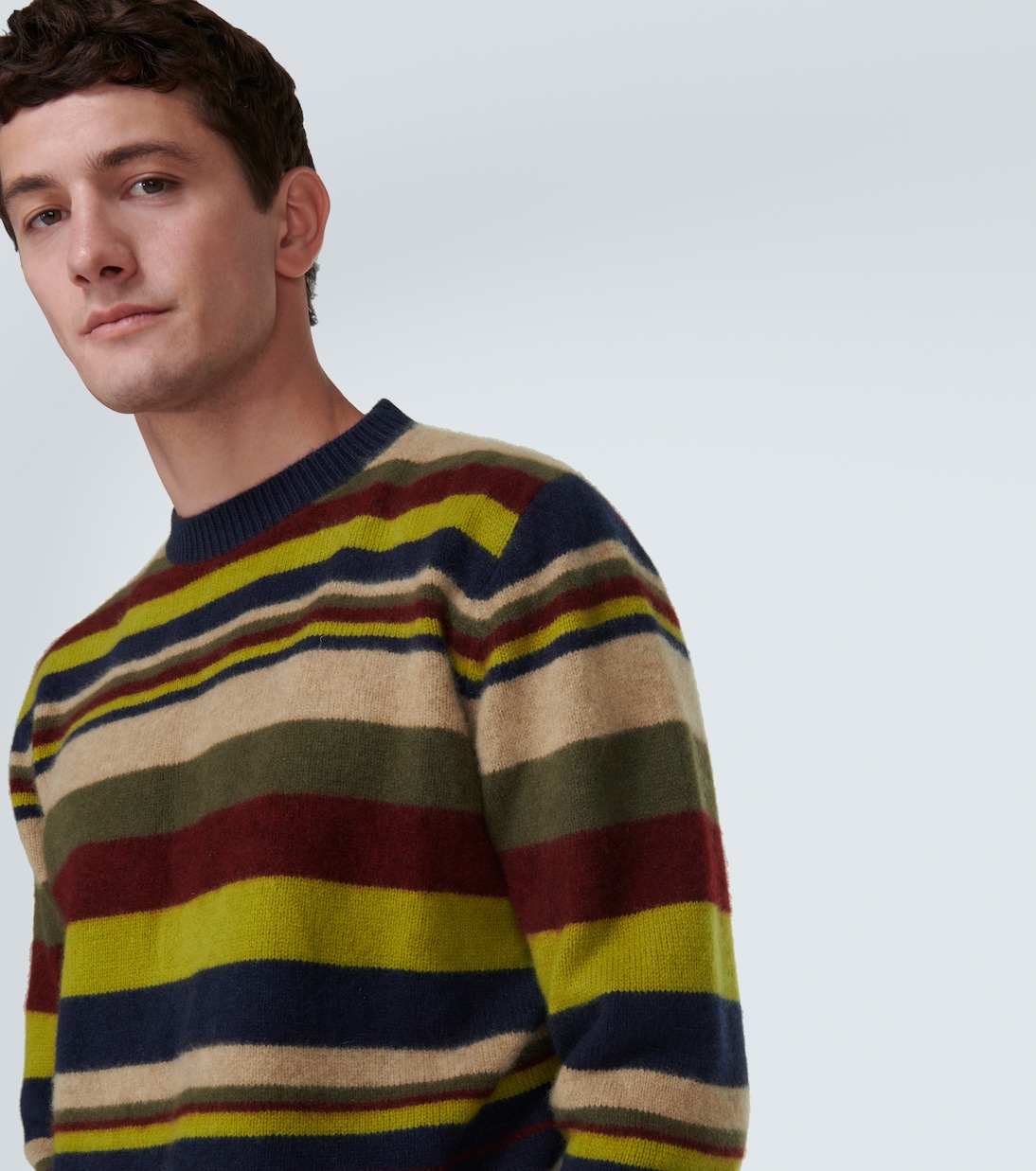 Striped cashmere sweater in multicoloured - The Elder Statesman 