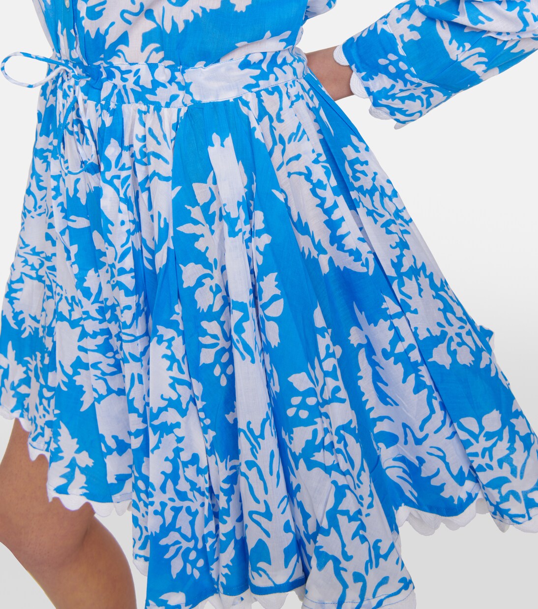 Minikleid aus Baumwolle in Multicolor - Juliet Dunn | Mytheresa 