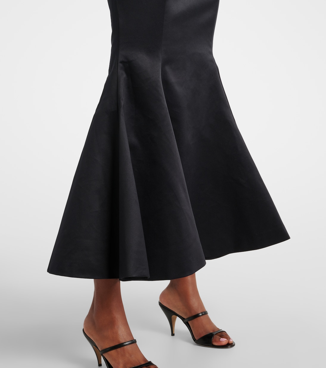 Sugarhill Brighton Sita Midi Skirt in Black Rainbow Star Lattice