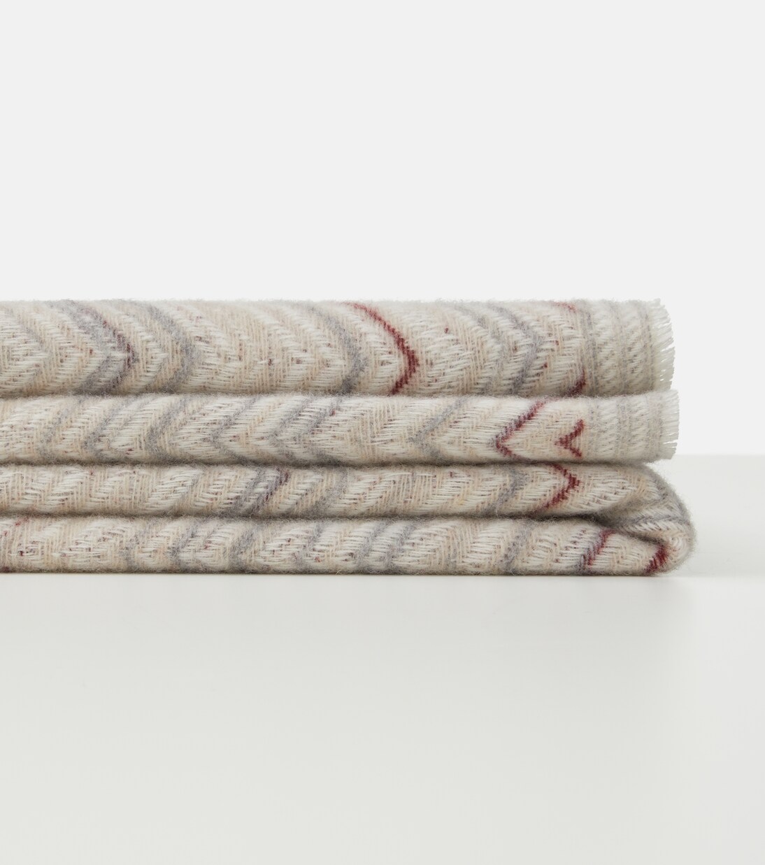 Catullo wool and cashmere throw in beige Missoni Mytheresa