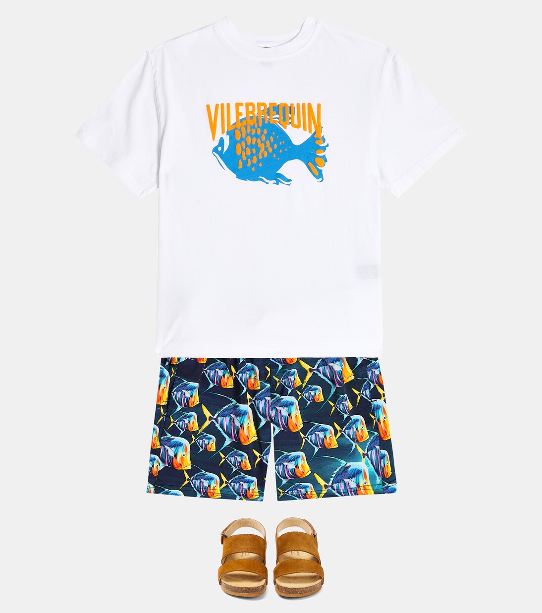 Vilebrequin Jim Kids Boys Swimwear In Navy