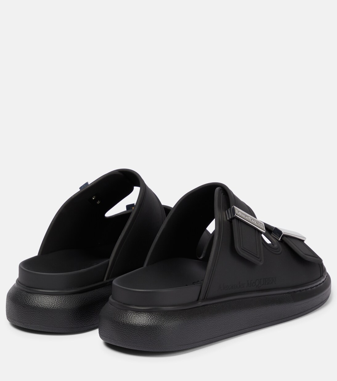 Pantoletten in Schwarz - Alexander Mc Queen | Mytheresa