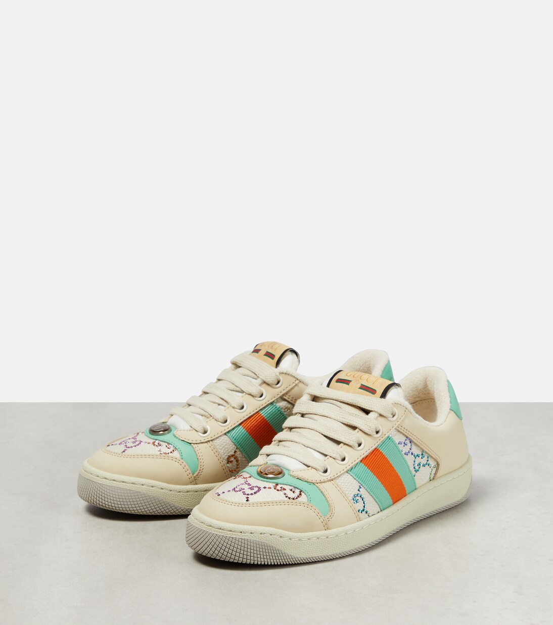 Sneakers Screener aus Leder in Multicolor - Gucci | Mytheresa