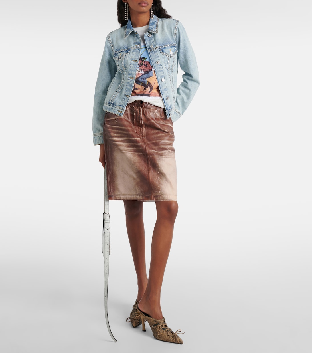 Jeansjacke in Blau - 7 For All Mankind | Mytheresa 