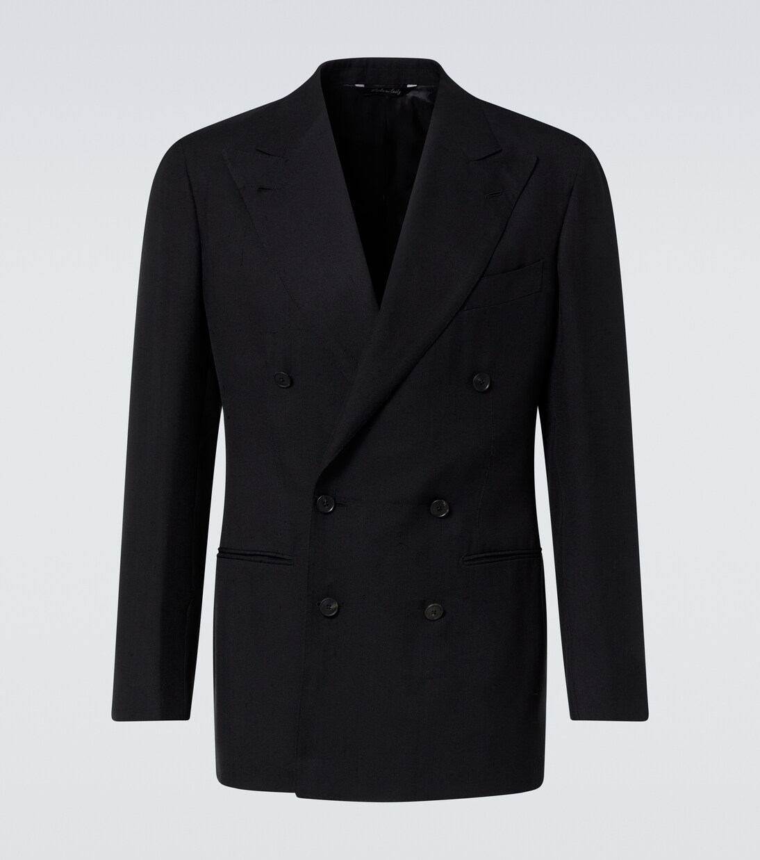 Blazer En Soie Sacai Taille M - Noir, Parfait état - Occasion