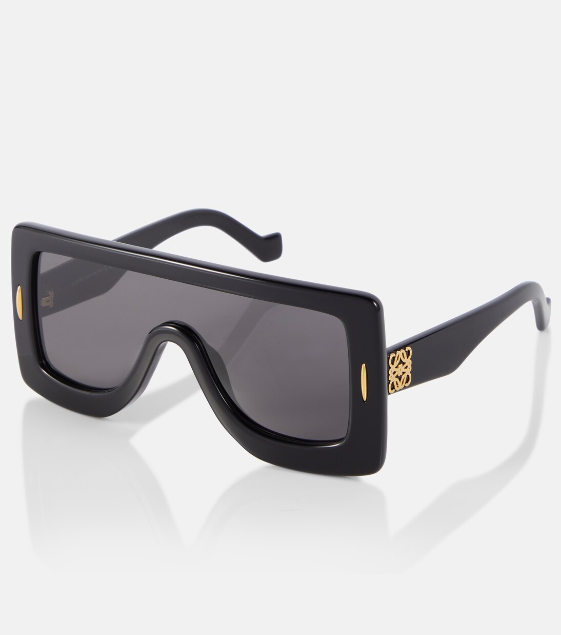 Eckige Sonnenbrille Anagram in Schwarz - Loewe | Mytheresa