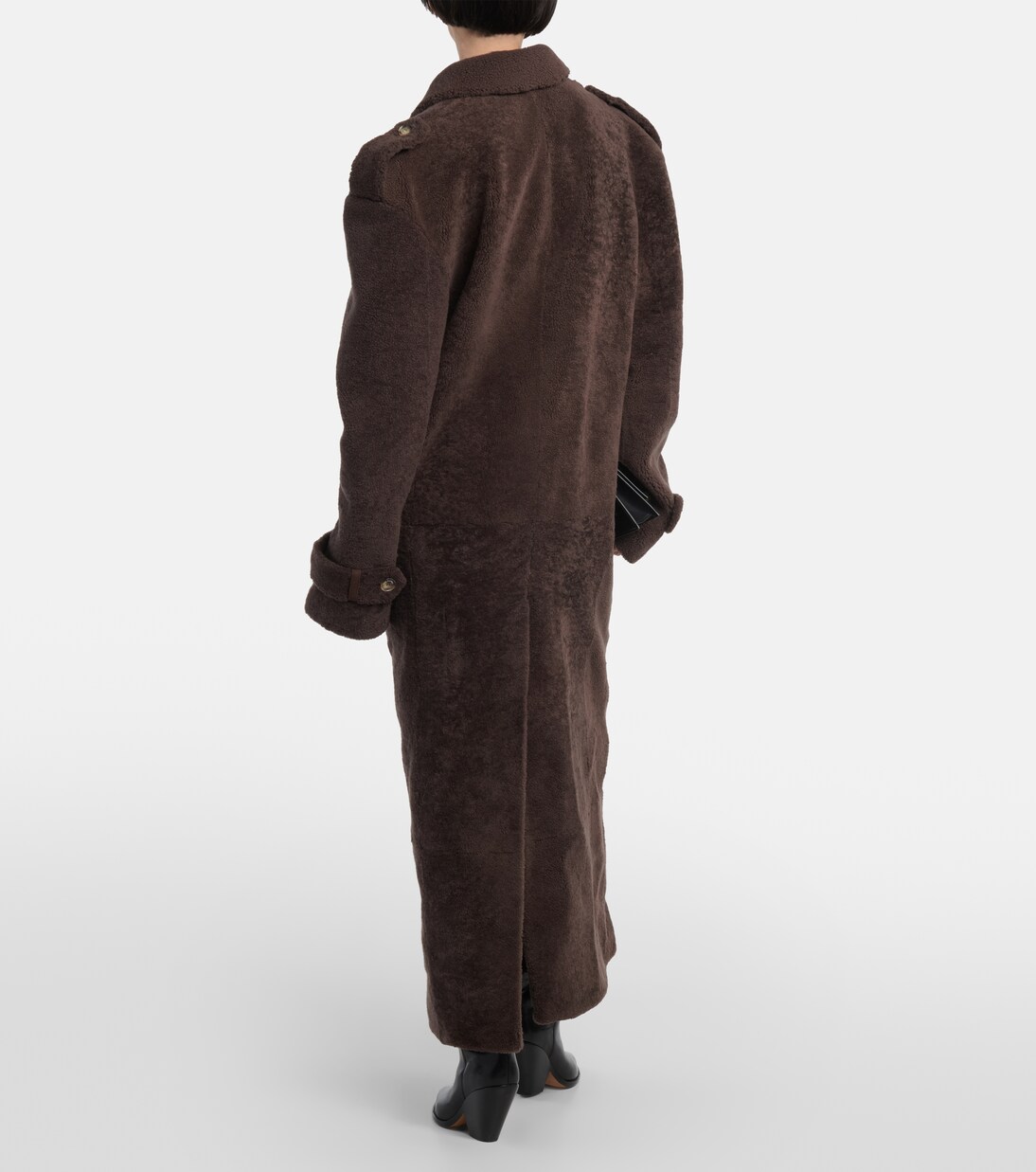 Oversize-Mantel Rutul aus Faux Fur in Braun - The Mannei | Mytheresa