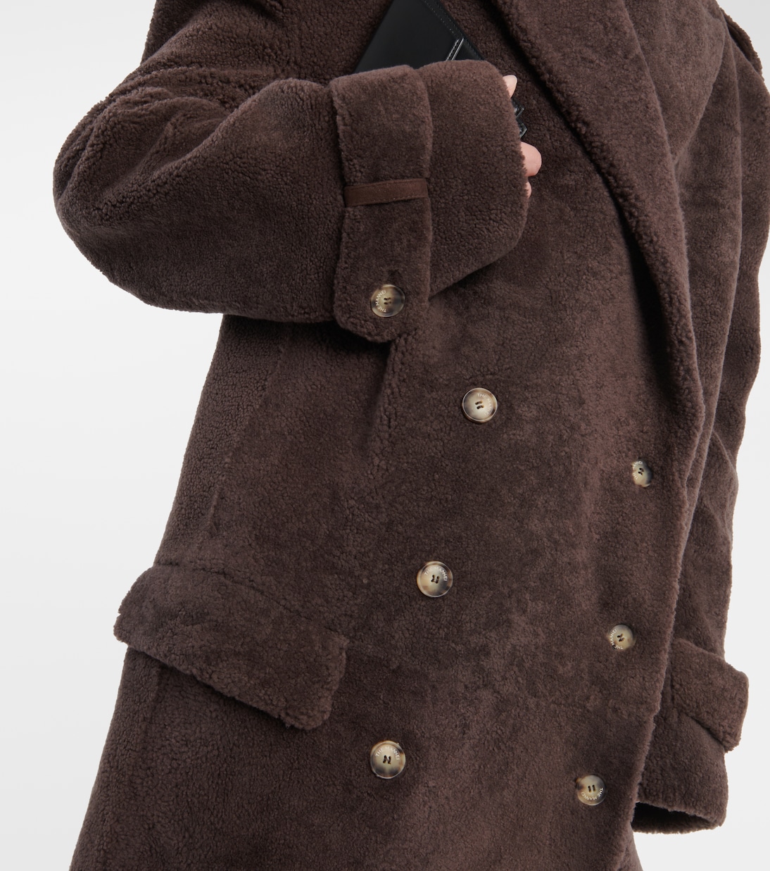 Oversize-Mantel Rutul aus Faux Fur in Braun - The Mannei | Mytheresa