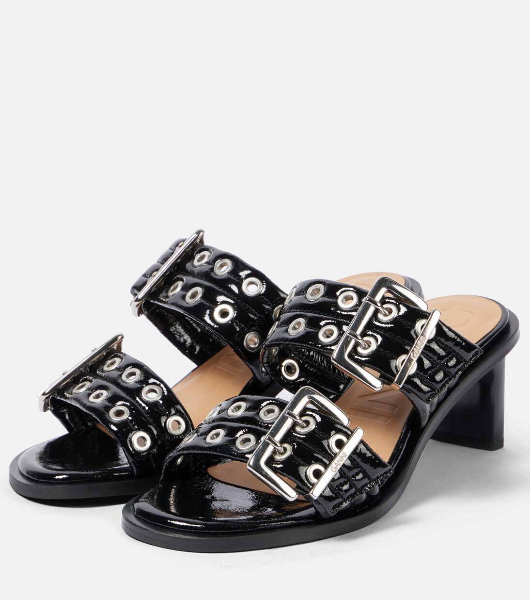 quilted mules
