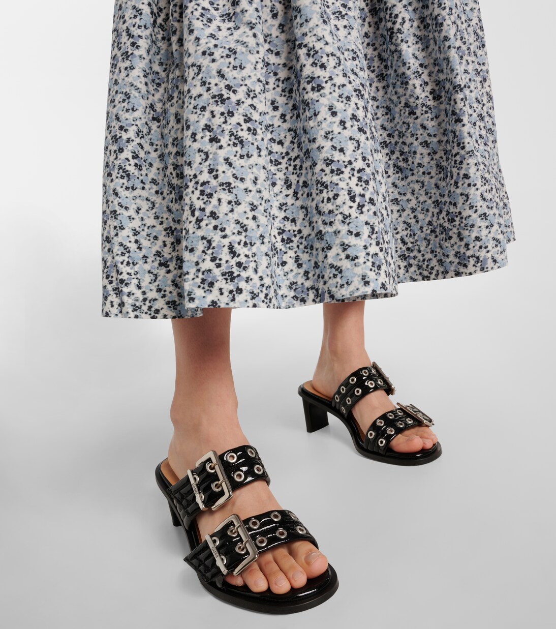 quilted mules