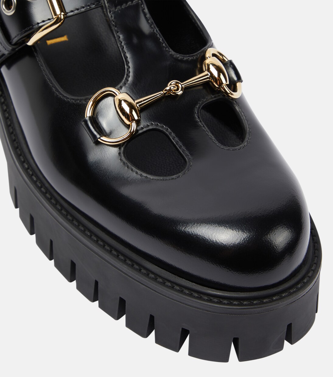 gucci lug sole loafer