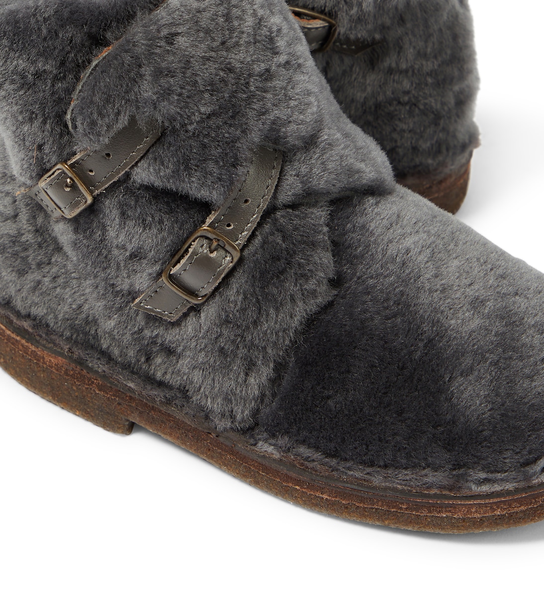 shearling ankle boots