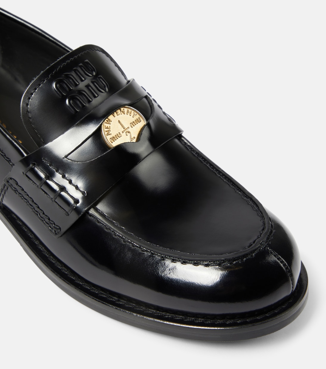 Loafers aus Leder | Miu Miu