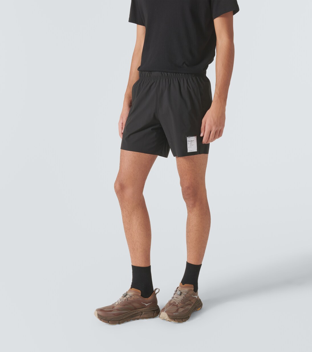 Running Shorts PeaceShell in Schwarz - Satisfy | Mytheresa