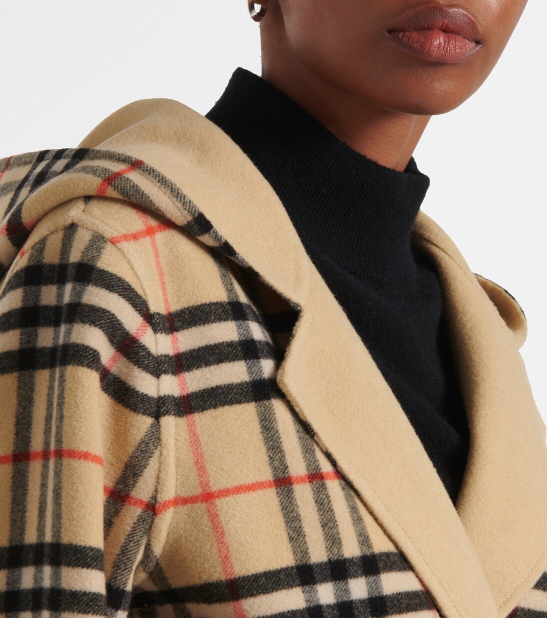 Burberry Giubbino reversibile in misto cotone Check 8088529