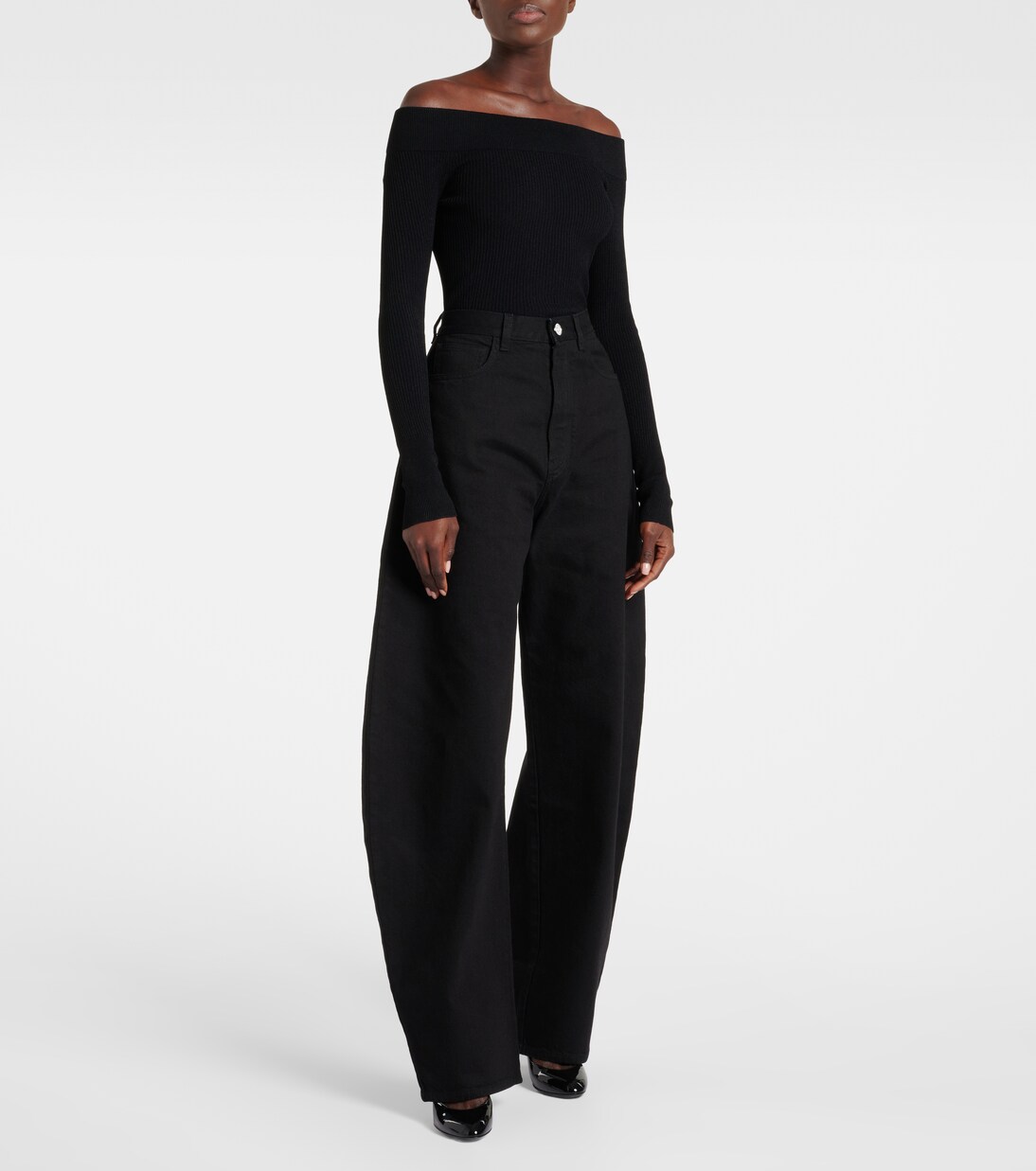 Chemise Body En Coton Alaïa - Taille L - Blanc - Neuf Avec étiquettes - Top Femme