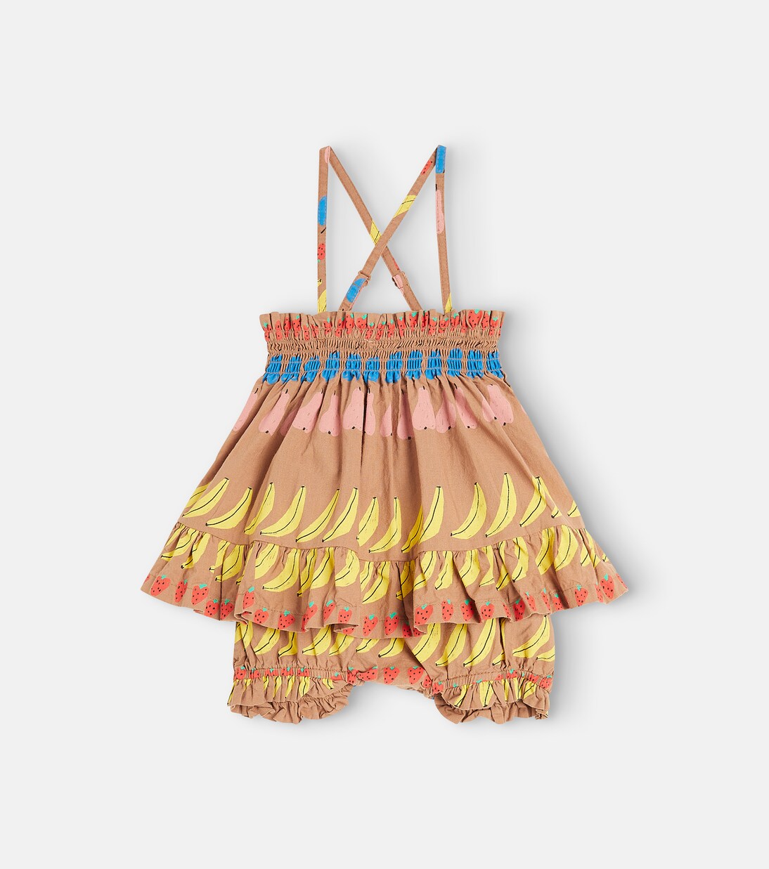 Bébé – Set robe, culotte bloomer et bandeau Fruit en coton en ...