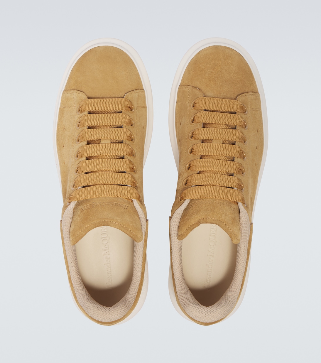 alexander mcqueen women's suede oversized sneakers