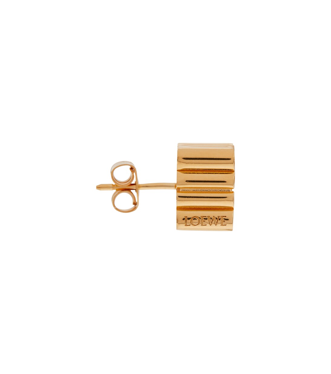 Anagram sterling silver earrings in gold - Loewe | Mytheresa
