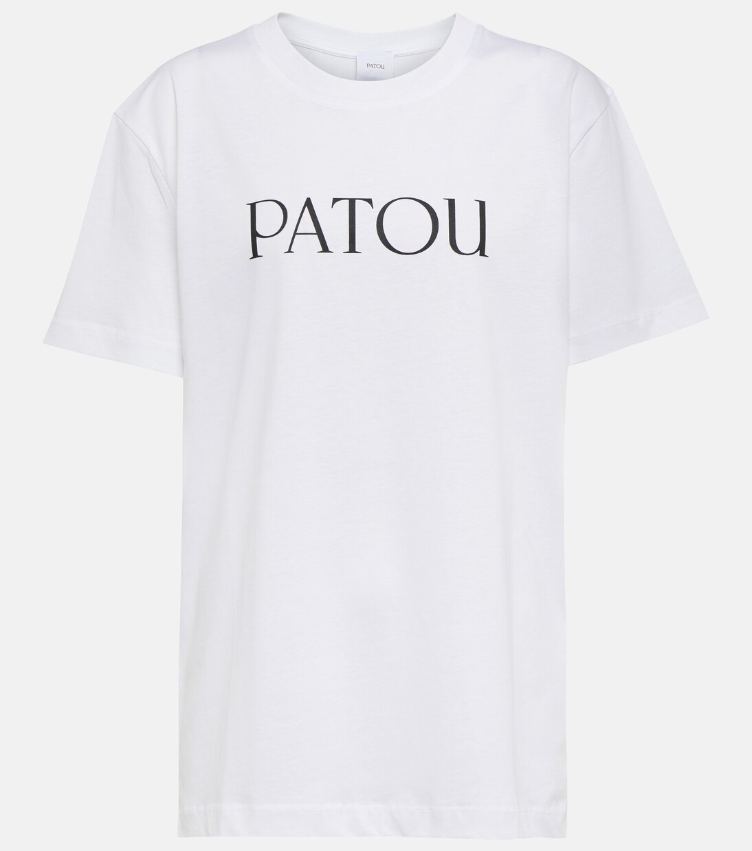 Patou Women's Embroidered Cotton Polo Shirt Blue