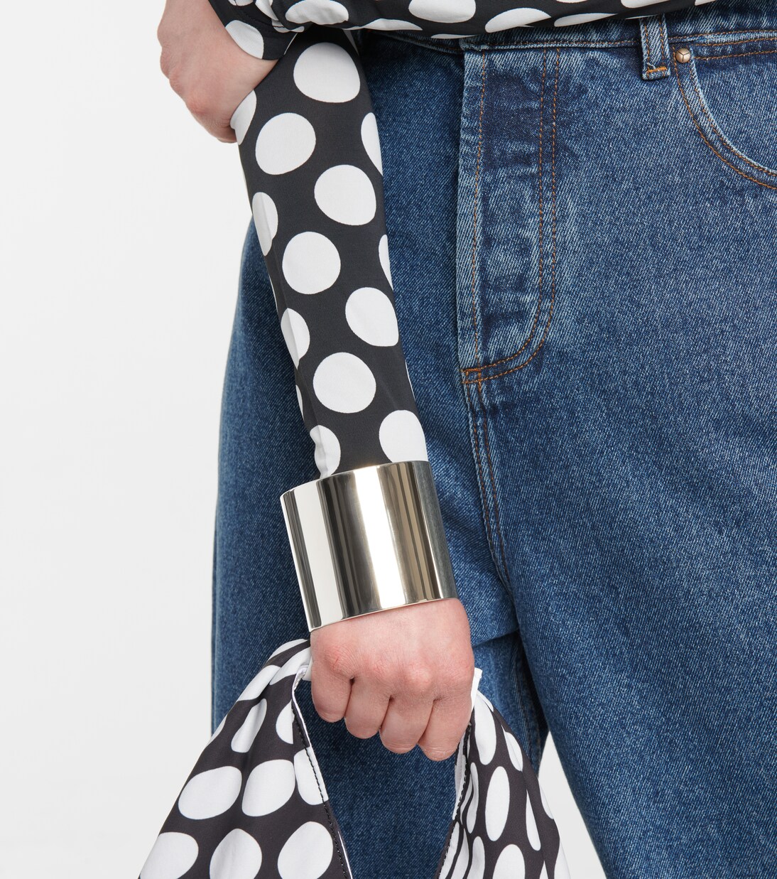 Cuff bracelet in metallic - MM 6 Maison Margiela | Mytheresa