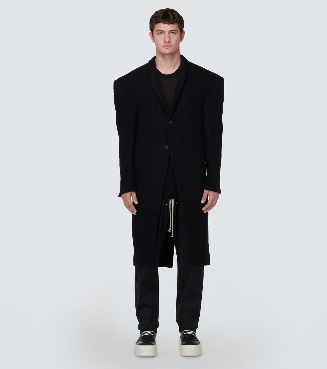 Mega Bumper leather sneakers in black Rick Owens Mytheresa