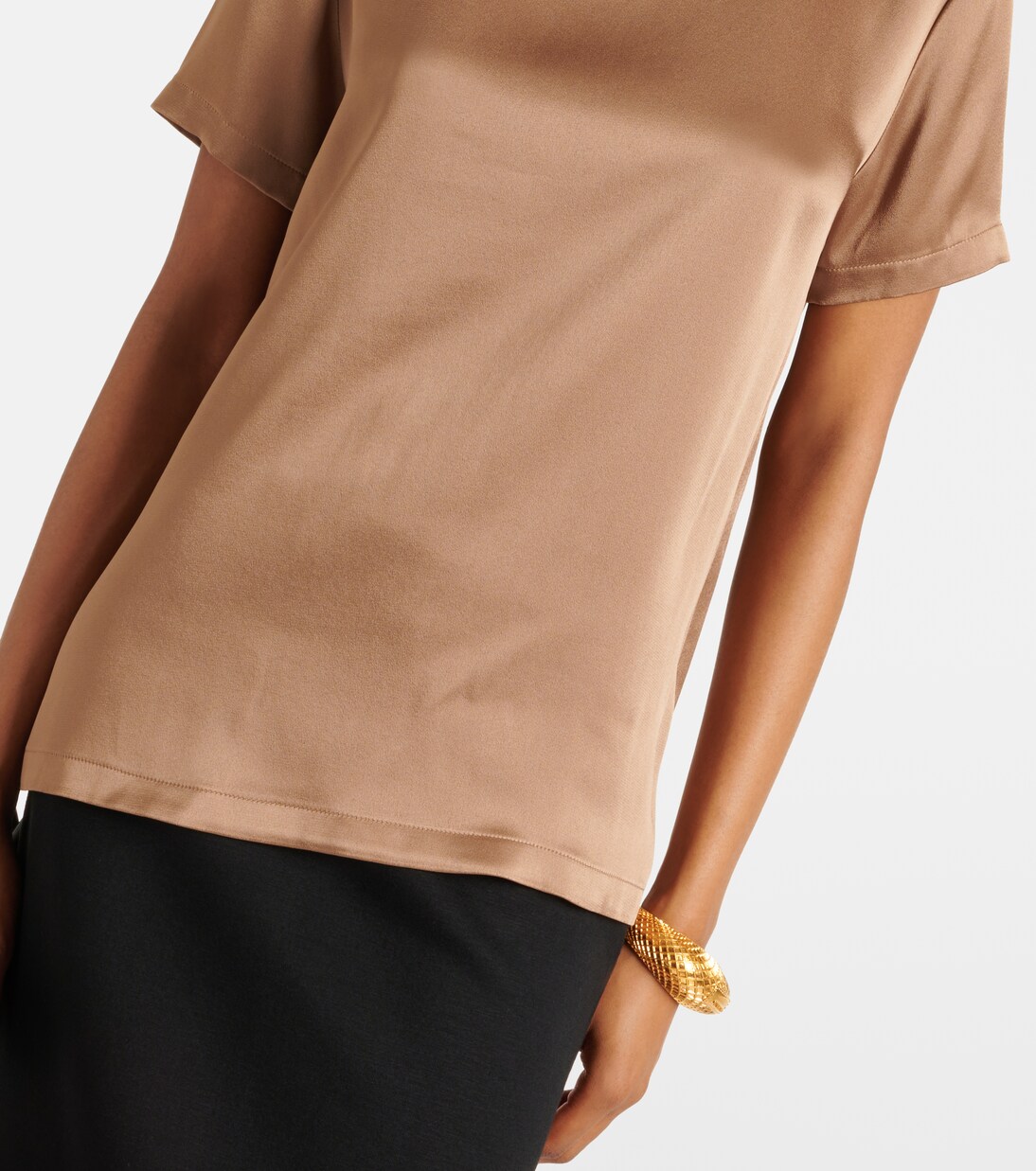 Rebecca top in brown - S Max Mara | Mytheresa