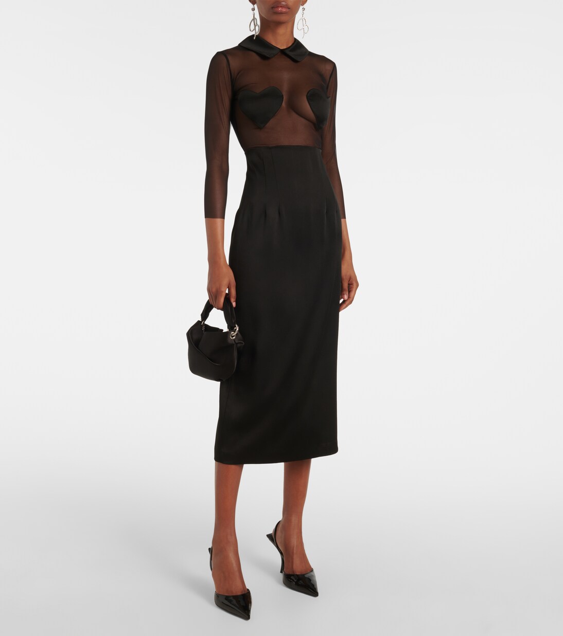 Miramar Mesh Midi Dress