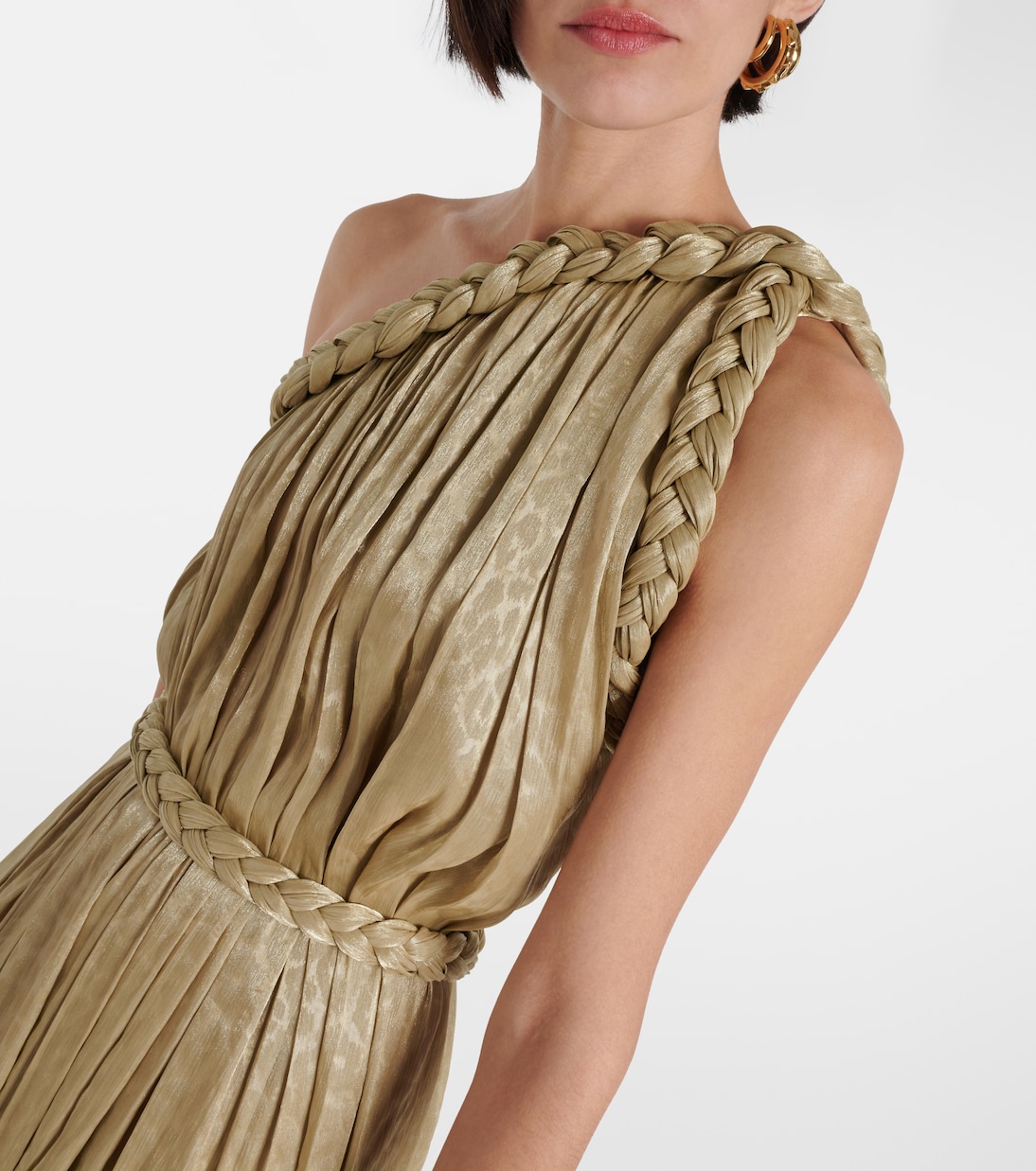 Isilda One shoulder Gown In Green Costarellos Mytheresa isilda-one-shoulder-gown-in-green-costarellos-mytheresa