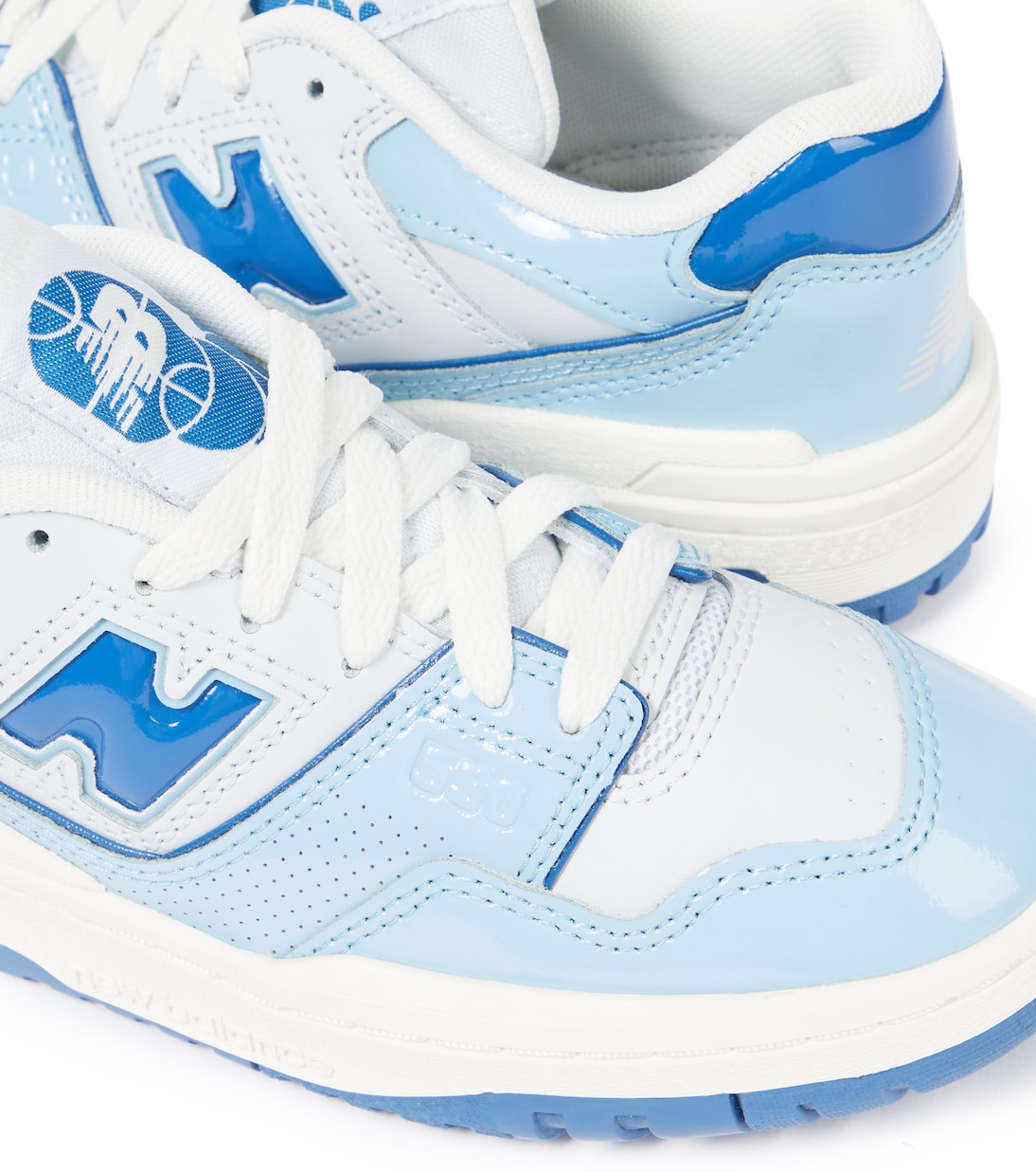 550 leather sneakers in blue - New Balance Kids | Mytheresa