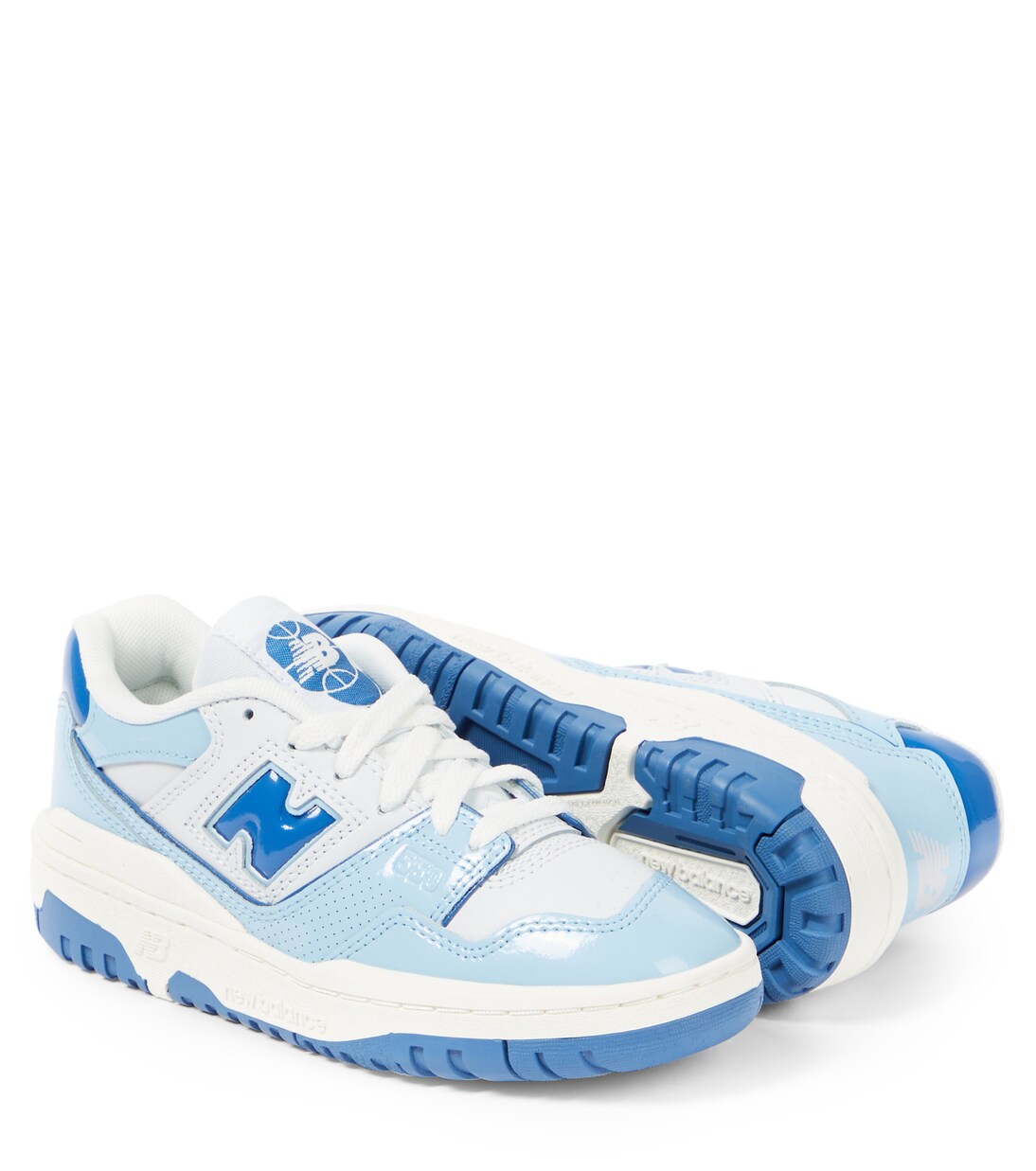 550 leather sneakers in blue - New Balance Kids | Mytheresa 