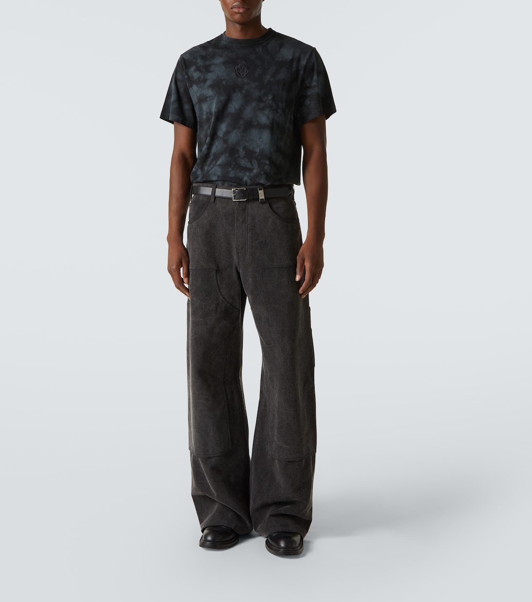 Wide-Leg Jeans Carpenter in Schwarz - Alexander Mc Queen | Mytheresa