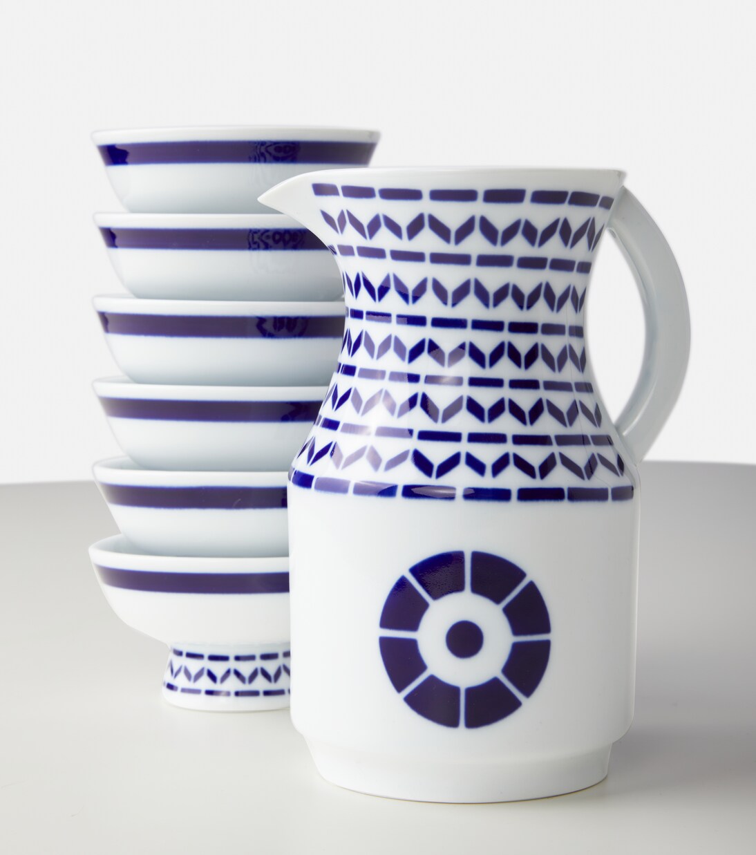 Mindo Caras 7piece wine set in blue Sargadelos Mytheresa