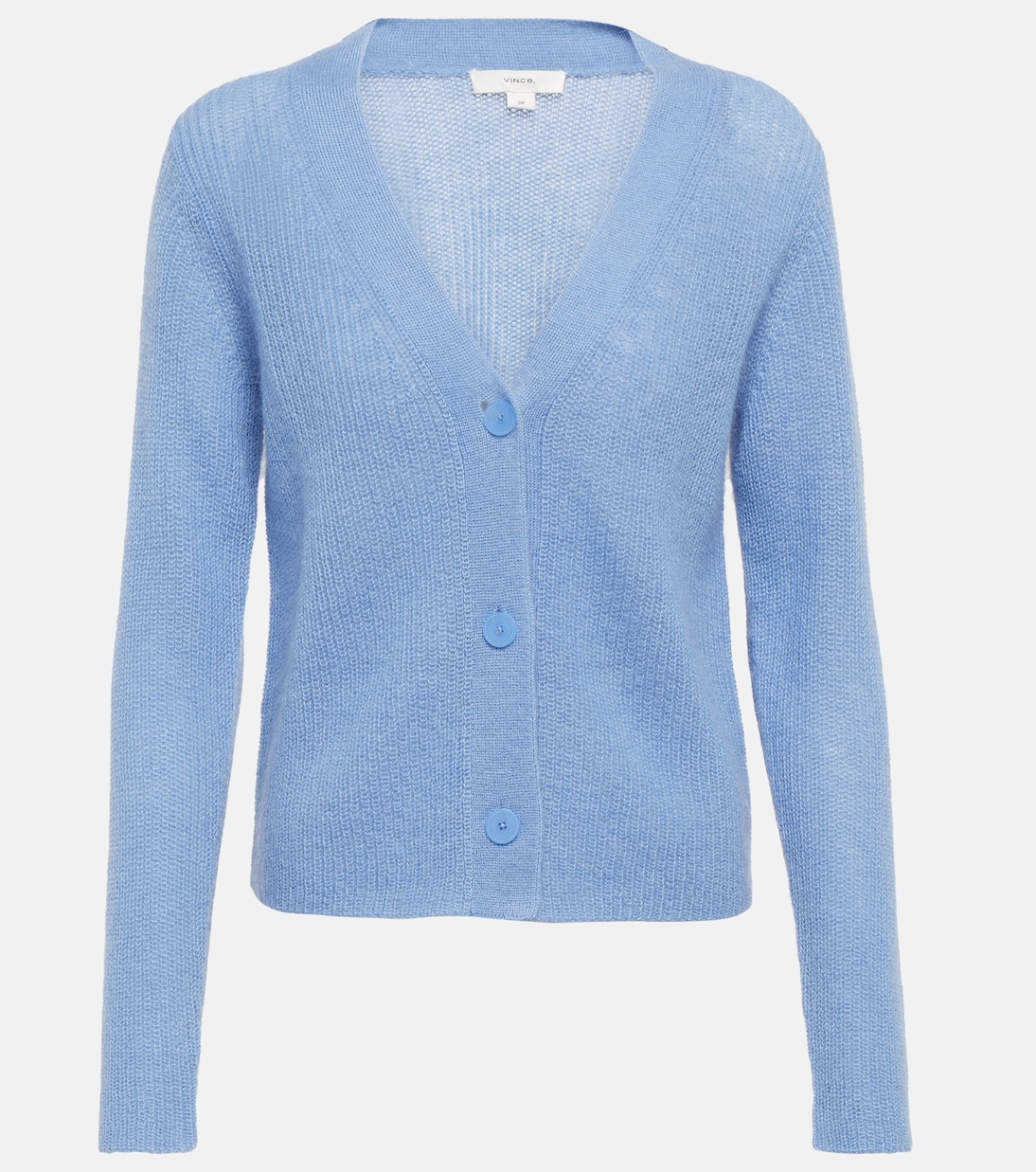 Mohair and woolblend cardigan in blue Vince Mytheresa