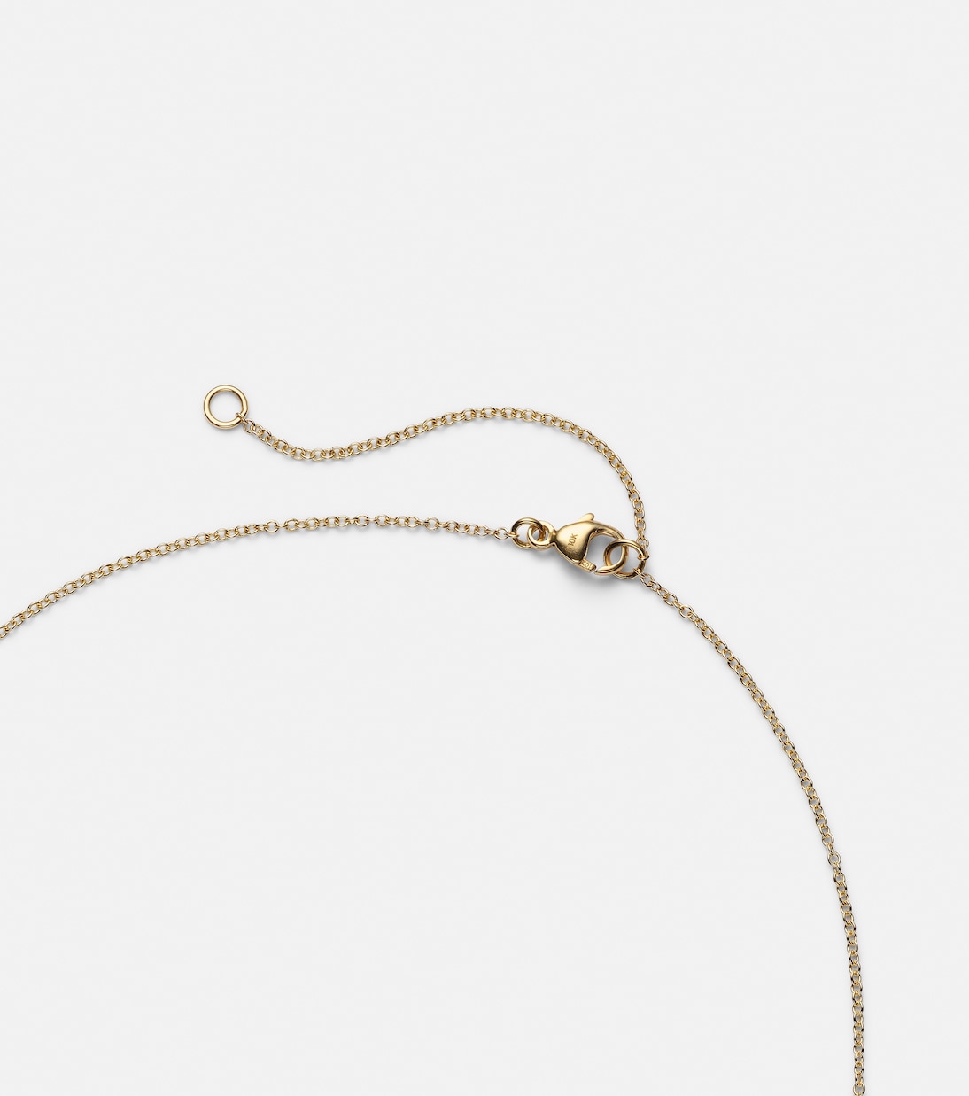 Collar Perfect Pear de oro de 10 ct con diamantes | Stone and Strand