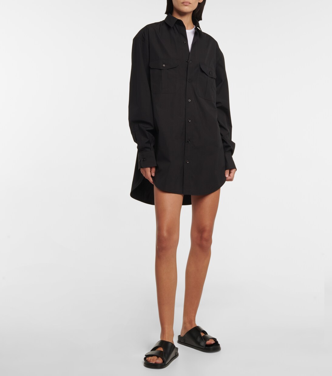 Cotton Poplin X Cotton Jersey Dress main image 0