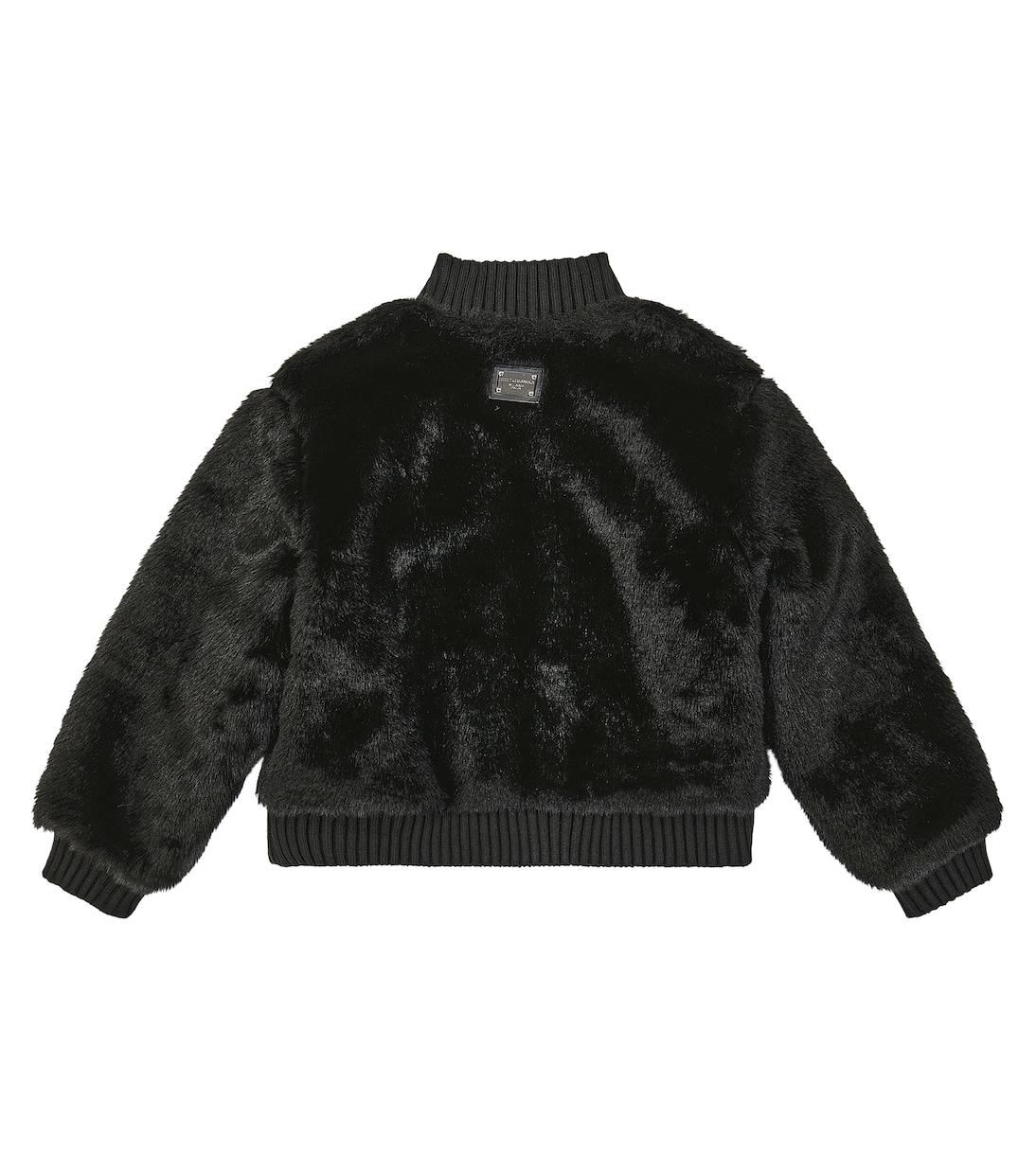 Chaqueta bomber de pelo sintético | Dolce&Gabbana Kids