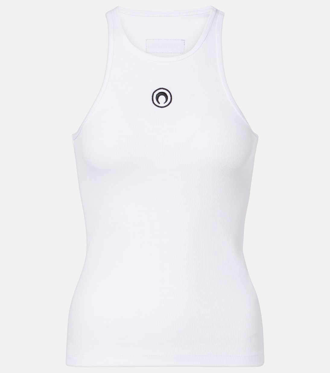 MARINE SERRE ホワイト タンクトップ MARINE SERRE Marine Serre マリーン セル タンクトップ MOON