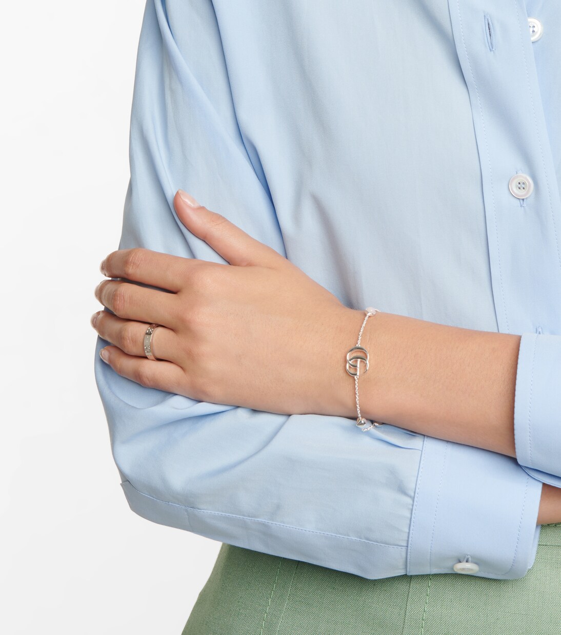 Ring Icon aus 18kt Weißgold in Silber - Gucci | Mytheresa 