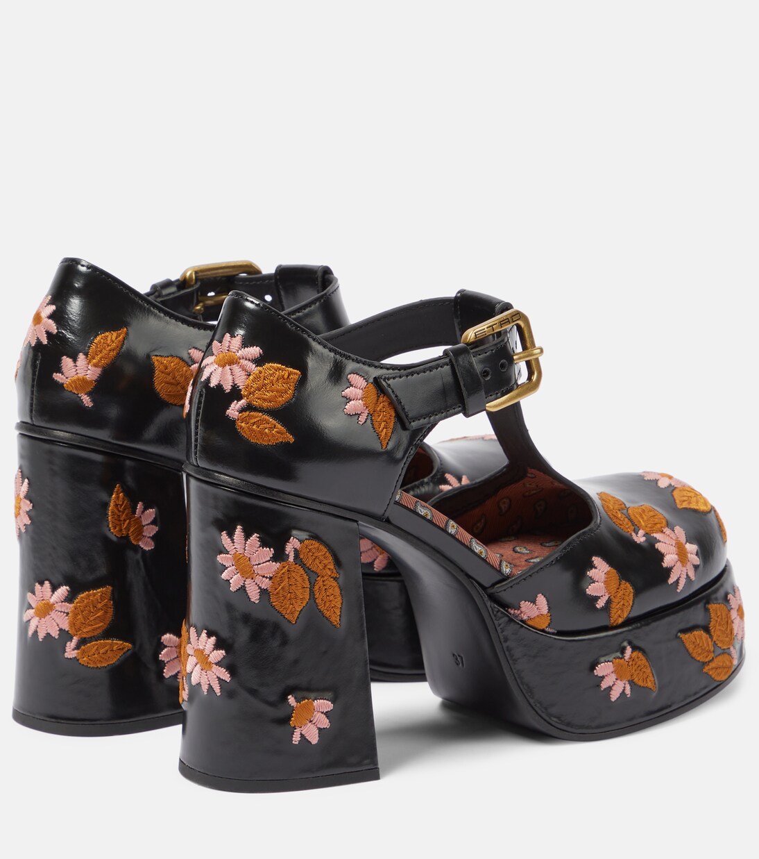 embroidered mary jane shoes