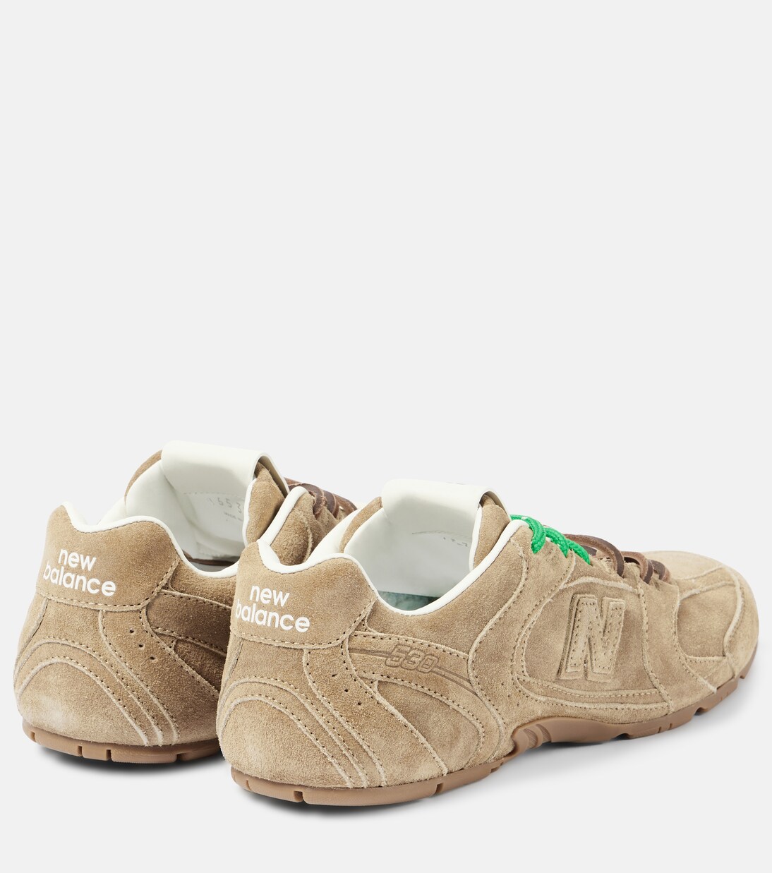 X New Balance Sneakers 530 SL aus Veloursleder in Braun - Miu Miu 