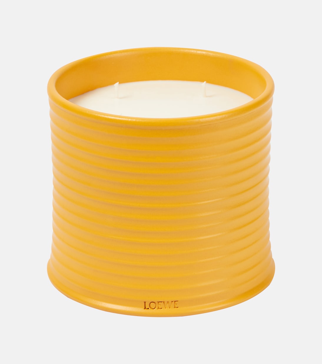 Wasabi Large scented candle in yellow Loewe Home Scents Mytheresa