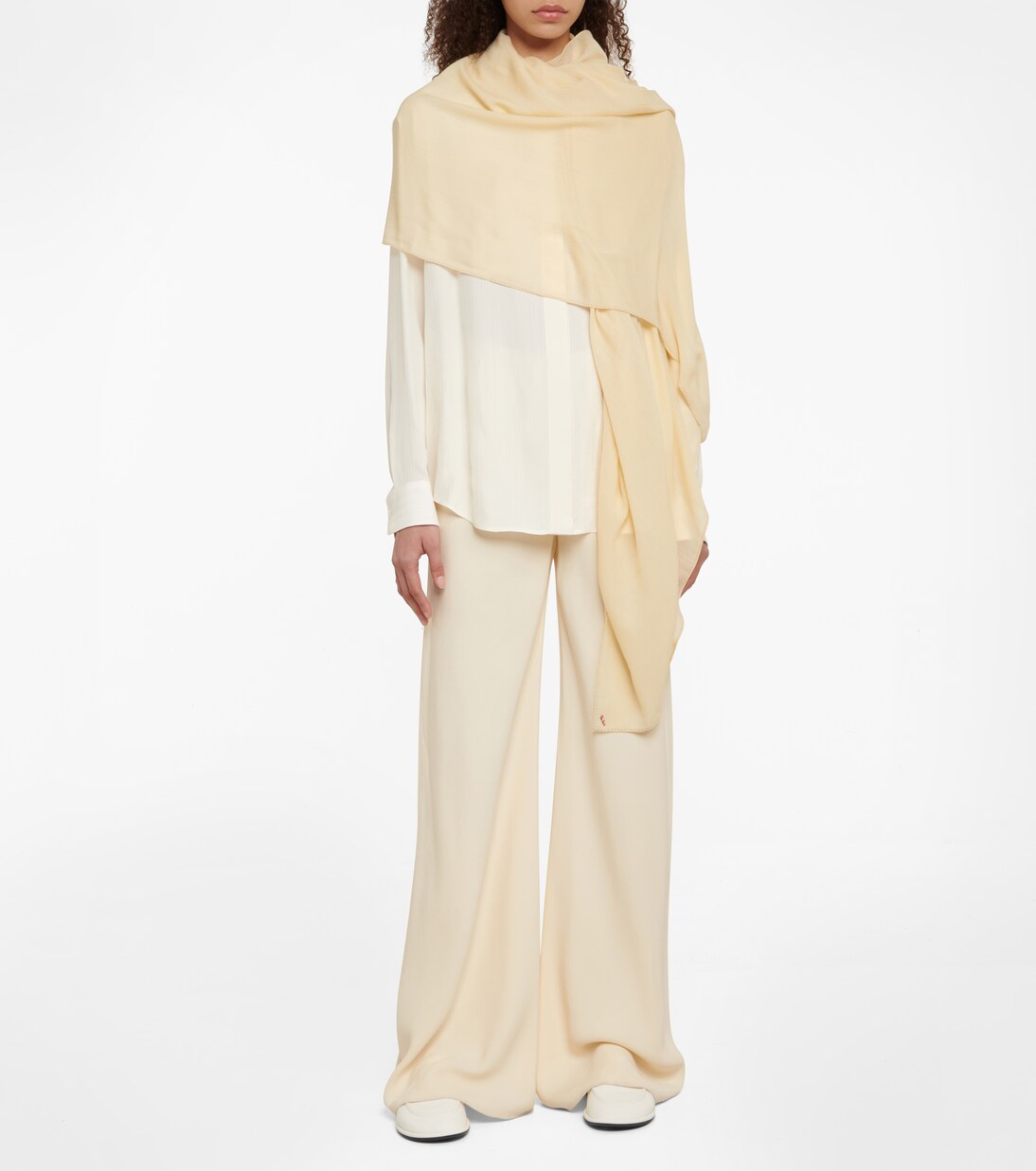 Schal Monia aus Wolle in Gelb - The Row | Mytheresa 